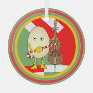 Holiday Cello Glass Tree Decoration