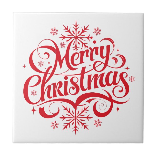 Holiday Ceramic Tile (Front)