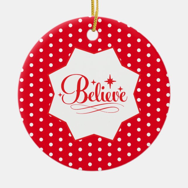 Holiday Ceramic Tree Decoration (Front)