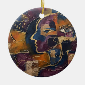 Holiday Ceramic Tree Decoration