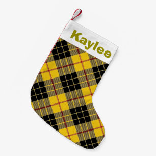 Holiday Charm Clan MacLeod of Lewis Tartan Small Christmas Stocking