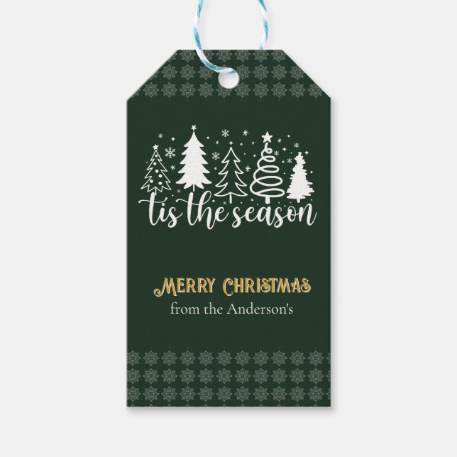 Holiday Charm Gift Tag (Front)