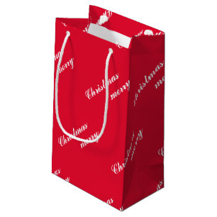 Holiday Cheer Christmas Small Gift Bag for Festive