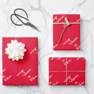 Holiday Cheer Christmas Wrapping Paper Sheets