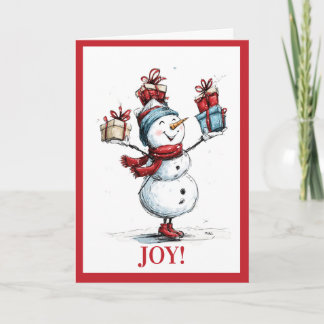 Holiday Cheer – Festive Greetings Holiday Card