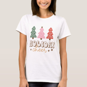 Holiday Cheer Retro Christmas T-Shirt
