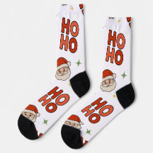 Holiday Cheer Socks – Animated Santa “Ho Ho Ho”