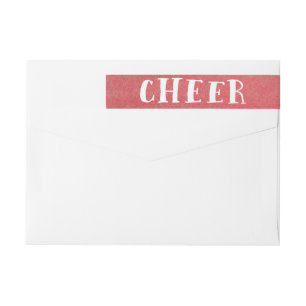 Holiday Cheer Wraparound Holiday Address Labels