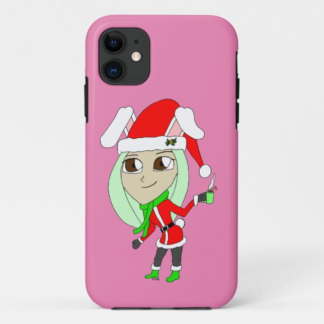 holiday chibi  bunnygirl  Case-Mate iPhone case (Back)