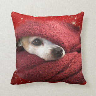 Holiday Chihuahua Cushion