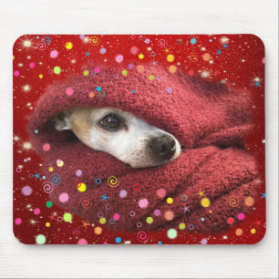 Holiday Chihuahua Mouse Mat