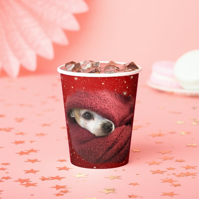 Holiday Chihuahua  Paper Cups (Insitu)
