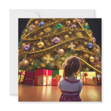 Holiday Child Christmas Tree Remember the Wonder