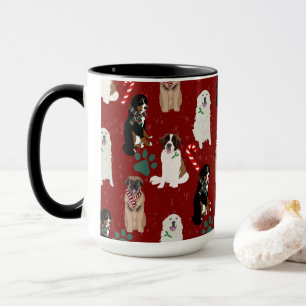 Holiday Christmas Big Dogs Mug