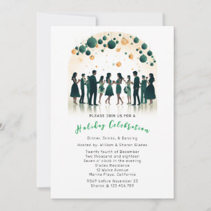 Holiday Christmas Celebration Party Invitation
