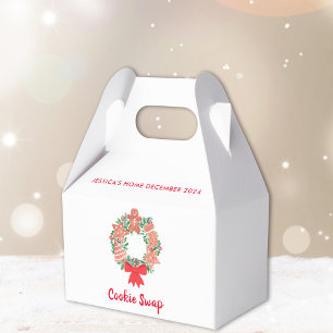 Holiday Christmas Cookie Swap Favour Box