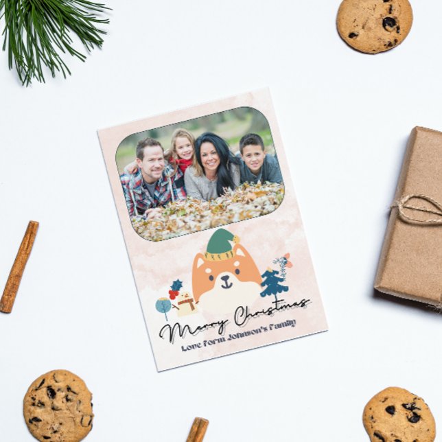 Holiday Christmas customise picture Postcard  (Creator Uploaded)