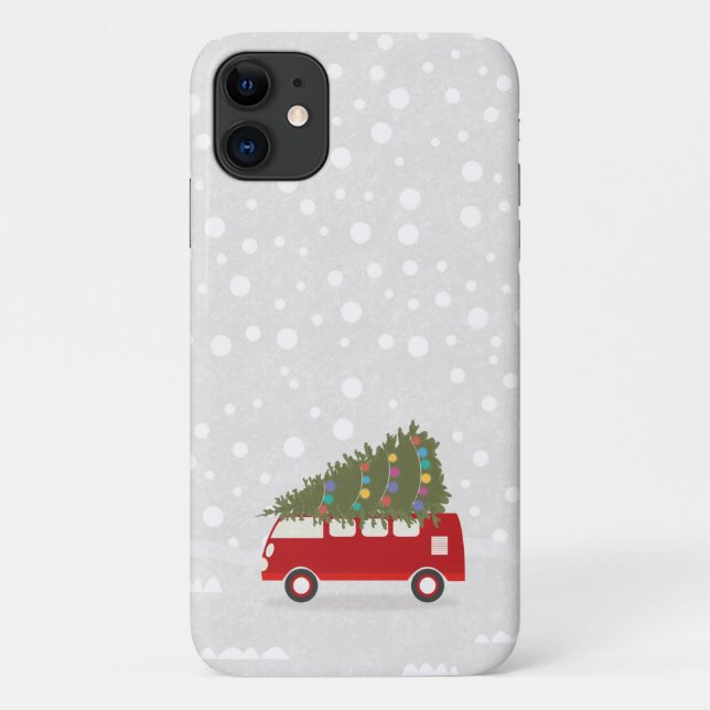 Holiday Christmas iPhone Case (Back)