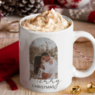 Holiday Christmas Minimalist Photo Modern Simple  Coffee Mug