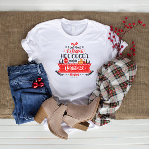 Holiday Christmas Modern Typography T-Shirt