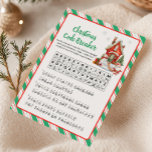 Holiday Christmas Party Code Breaker Game  Card<br><div class="desc">Crack the holiday code with our Christmas Code Breaker Printable Game! A mysterious and exciting Christmas puzzle to solve.
76SE B</div>