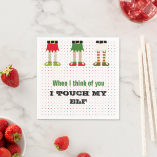 Holiday Christmas Party Elf Napkins