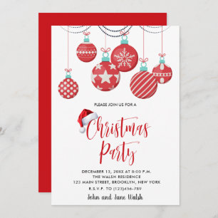 Holiday Christmas Party Invitation