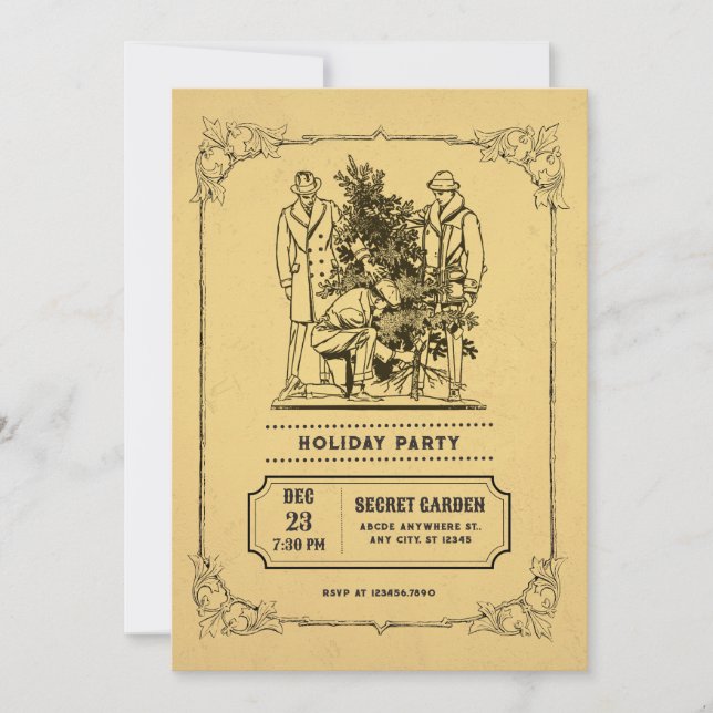 Holiday christmas party Invitation (Front)