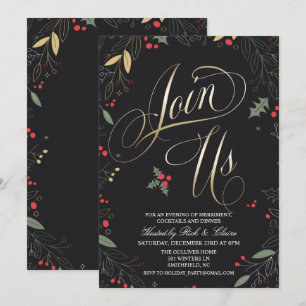 Holiday Christmas Party Invitation