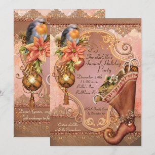 Holiday Christmas Party Invitations