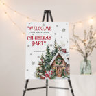 Holiday Christmas Party Welcome Sign