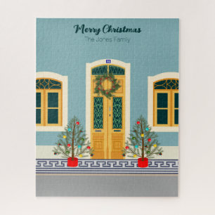Holiday Christmas Portuguese festive House Jigsaw Puzzle