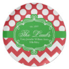 Holiday Christmas Print Personalised Monogram