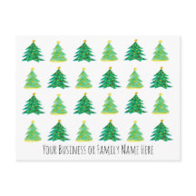 Holiday Christmas Tree Branded Business Promotion