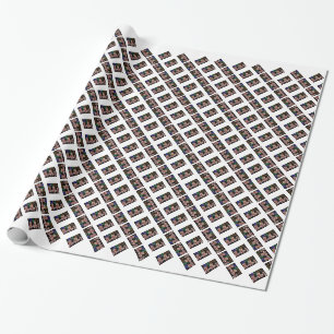 Holiday Christmas Tree Party Destiny Celebration Wrapping Paper