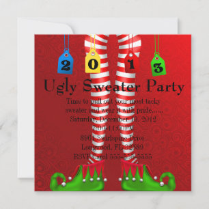 Holiday/Christmas Ugly Sweater Party Invitation