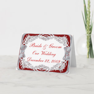 Holiday Christmas Wedding Invitation