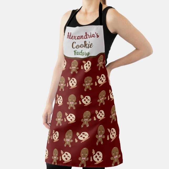 Holiday Christmastime Fun Family Cookie Baking  Apron (Insitu)