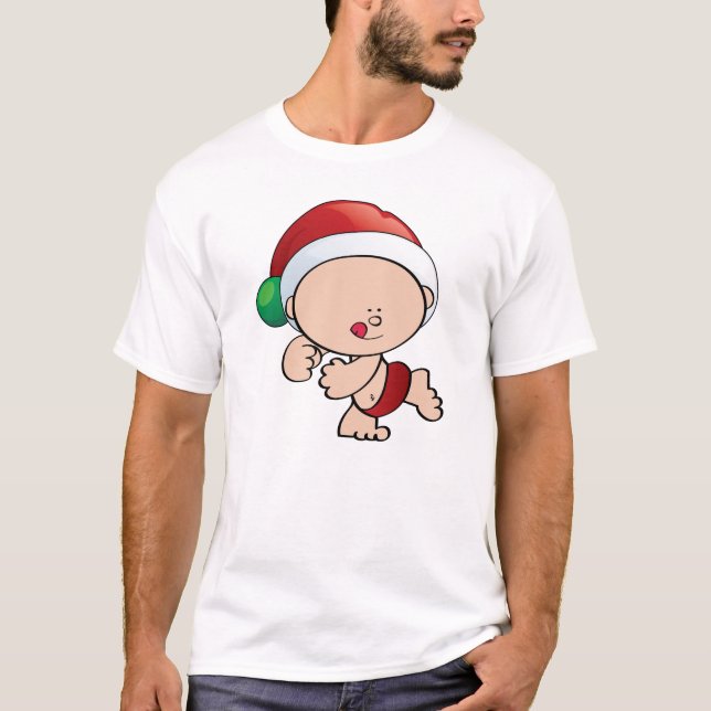 Holiday Chuckle Elf Tee Shirt (Front)