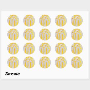 HOLIDAY CLASSIC ROUND STICKER