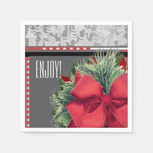 Holiday Coaster Napkin (Front)