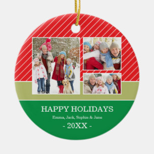 HOLIDAY COLLAGE HOLIDAY ORNAMENT