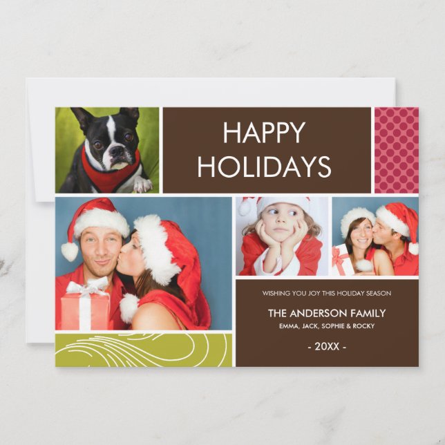 HOLIDAY COLORS | HOLIDAY PHOTO CARD (Front)