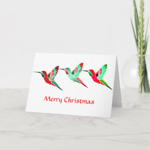 Holiday Coloured Hummingbirds