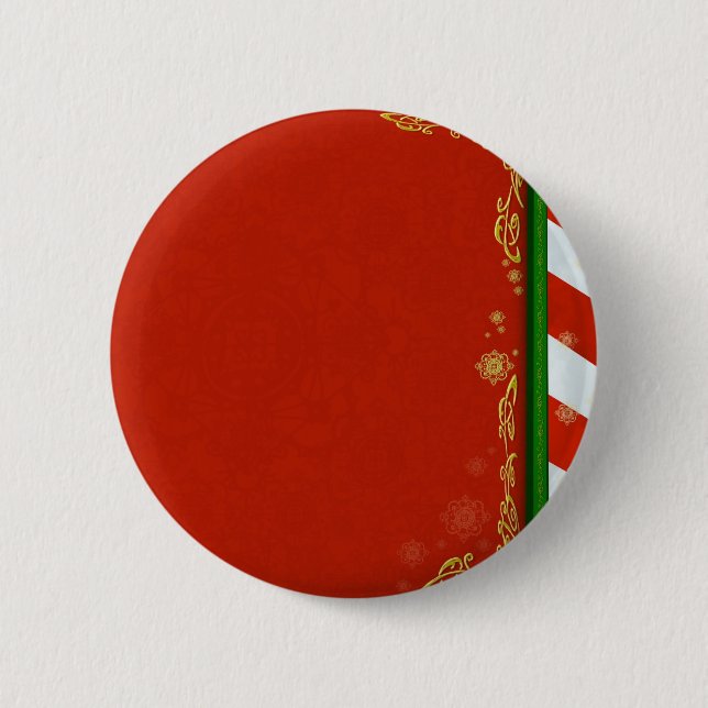 Holiday Colours 6 Cm Round Badge (Front)