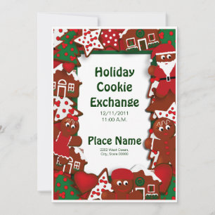 Holiday Cookie Exchange Invitation