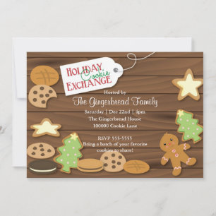 Holiday Cookie Exchange Invitation