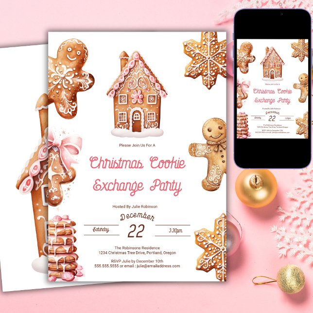  Holiday Cookie Exchange Party Invitation (Creator Uploaded)