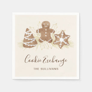 Holiday Cookie Exchange Party Napkin