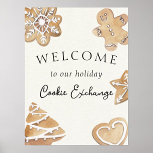 Holiday Cookie Exchange Welcome Sign